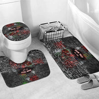 Personalized Wild West Borderlands Bathroom Set Urban Street Graffiti Art Skull Scorpion Symbols