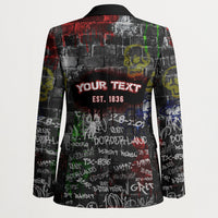 Personalized Wild West Borderlands Blazer Urban Street Graffiti Art Skull Scorpion Symbols