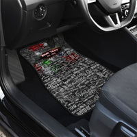 Personalized Wild West Borderlands Car Mats Urban Street Graffiti Art Skull Scorpion Symbols