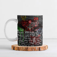 Personalized Wild West Borderlands Ceramic Mug Urban Street Graffiti Art Skull Scorpion Symbols
