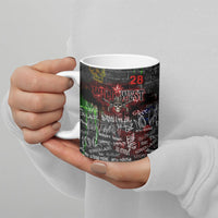 Personalized Wild West Borderlands Ceramic Mug Urban Street Graffiti Art Skull Scorpion Symbols