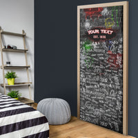 Personalized Wild West Borderlands Door Cover Urban Street Graffiti Art Skull Scorpion Symbols