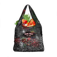 Personalized Wild West Borderlands Grocery Bag Urban Street Graffiti Art Skull Scorpion Symbols