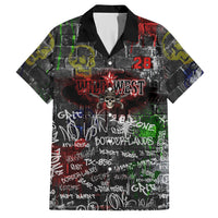 Personalized Wild West Borderlands Hawaiian Shirt Urban Street Graffiti Art Skull Scorpion Symbols