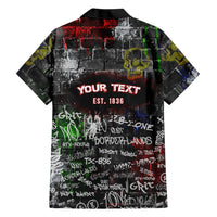 Personalized Wild West Borderlands Hawaiian Shirt Urban Street Graffiti Art Skull Scorpion Symbols