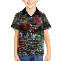 Personalized Wild West Borderlands Hawaiian Shirt Urban Street Graffiti Art Skull Scorpion Symbols