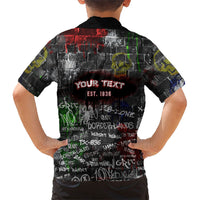 Personalized Wild West Borderlands Kid Hawaiian Shirt Urban Street Graffiti Art Skull Scorpion Symbols