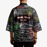 Personalized Wild West Borderlands Kimono Urban Street Graffiti Art Skull Scorpion Symbols