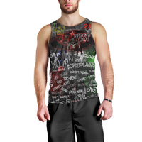 Personalized Wild West Borderlands Men Tank Top Urban Street Graffiti Art Skull Scorpion Symbols