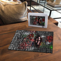Personalized Wild West Borderlands Puzzle Urban Street Graffiti Art Skull Scorpion Symbols