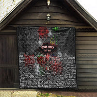 Personalized Wild West Borderlands Quilt Urban Street Graffiti Art Skull Scorpion Symbols