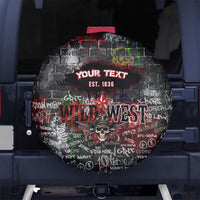 Personalized Wild West Borderlands Spare Tire Cover Urban Street Graffiti Art Skull Scorpion Symbols