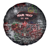 Personalized Wild West Borderlands Spare Tire Cover Urban Street Graffiti Art Skull Scorpion Symbols