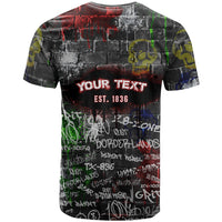 Personalized Wild West Borderlands T Shirt Urban Street Graffiti Art Skull Scorpion Symbols