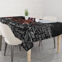Personalized Wild West Borderlands Tablecloth Urban Street Graffiti Art Skull Scorpion Symbols
