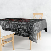 Personalized Wild West Borderlands Tablecloth Urban Street Graffiti Art Skull Scorpion Symbols