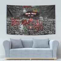 Personalized Wild West Borderlands Tapestry Urban Street Graffiti Art Skull Scorpion Symbols