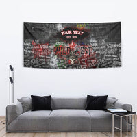 Personalized Wild West Borderlands Tapestry Urban Street Graffiti Art Skull Scorpion Symbols