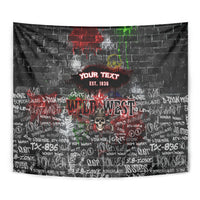Personalized Wild West Borderlands Tapestry Urban Street Graffiti Art Skull Scorpion Symbols