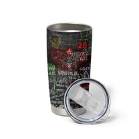 Personalized Wild West Borderlands Tumbler Cup Urban Street Graffiti Art Skull Scorpion Symbols