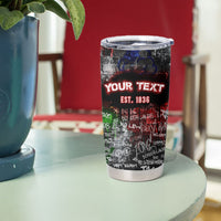 Personalized Wild West Borderlands Tumbler Cup Urban Street Graffiti Art Skull Scorpion Symbols