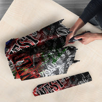 Personalized Wild West Borderlands Umbrella Urban Street Graffiti Art Skull Scorpion Symbols