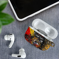 Personalized Texas State Pride AirPods Case Urban Graffiti Style - Longhorn Skull - Oil Derrick Graphic