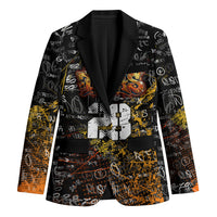 Personalized Texas State Pride Blazer Urban Graffiti Style - Longhorn Skull - Oil Derrick Graphic