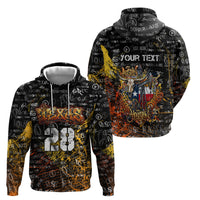 Personalized Texas State Pride Hoodie Urban Graffiti Style - Longhorn Skull - Oil Derrick Graphic