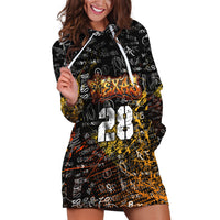 Personalized Texas State Pride Hoodie Dress Urban Graffiti Style - Longhorn Skull - Oil Derrick Graphic