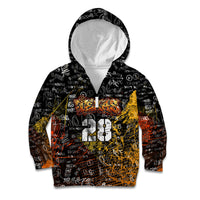 Personalized Texas State Pride Kid Hoodie Urban Graffiti Style - Longhorn Skull - Oil Derrick Graphic