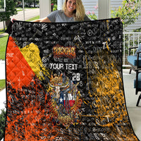 Personalized Texas State Pride Quilt Urban Graffiti Style - Longhorn Skull - Oil Derrick Graphic
