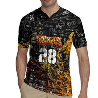 Personalized Texas State Pride Rugby Jersey Urban Graffiti Style - Longhorn Skull - Oil Derrick Graphic