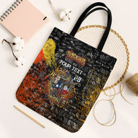 Personalized Texas State Pride Tote Bag Urban Graffiti Style - Longhorn Skull - Oil Derrick Graphic
