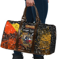 Personalized Texas State Pride Travel Bag Urban Graffiti Style - Longhorn Skull - Oil Derrick Graphic