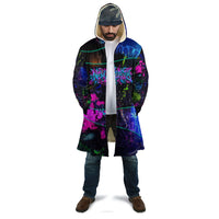Personalized New Jersey Graffiti Mascot Cloak Urban Street Art - Vibrant Neon Spray Paint Aesthetic