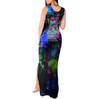 Personalized New Jersey Graffiti Mascot Tank Maxi Dress Urban Street Art - Vibrant Neon Spray Paint Aesthetic