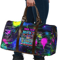 Personalized New Jersey Graffiti Mascot Travel Bag Urban Street Art - Vibrant Neon Spray Paint Aesthetic