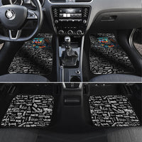 Personalized New Jersey Liberty Bell Graffiti Car Mats Urban Street Art - Hand Drawn City Tagging
