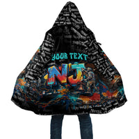 Personalized New Jersey Liberty Bell Graffiti Cloak Urban Street Art - Hand Drawn City Tagging