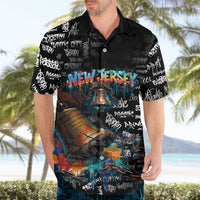Personalized New Jersey Liberty Bell Graffiti Hawaiian Shirt Urban Street Art - Hand Drawn City Tagging