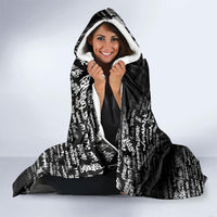 Personalized New Jersey Liberty Bell Graffiti Hooded Blanket Urban Street Art - Hand Drawn City Tagging