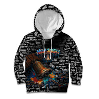 Personalized New Jersey Liberty Bell Graffiti Kid Hoodie Urban Street Art - Hand Drawn City Tagging