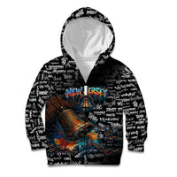 Personalized New Jersey Liberty Bell Graffiti Kid Hoodie Urban Street Art - Hand Drawn City Tagging