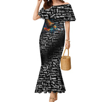 Personalized New Jersey Liberty Bell Graffiti Mermaid Dress Urban Street Art - Hand Drawn City Tagging