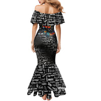 Personalized New Jersey Liberty Bell Graffiti Mermaid Dress Urban Street Art - Hand Drawn City Tagging