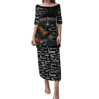 Personalized New Jersey Liberty Bell Graffiti Puletasi Urban Street Art - Hand Drawn City Tagging