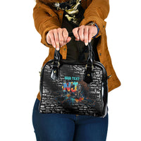Personalized New Jersey Liberty Bell Graffiti Shoulder Handbag Urban Street Art - Hand Drawn City Tagging