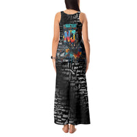 Personalized New Jersey Liberty Bell Graffiti Tank Maxi Dress Urban Street Art - Hand Drawn City Tagging