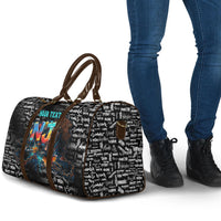 Personalized New Jersey Liberty Bell Graffiti Travel Bag Urban Street Art - Hand Drawn City Tagging